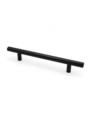 Modern Bar Pull - 128 mm - Matte Black