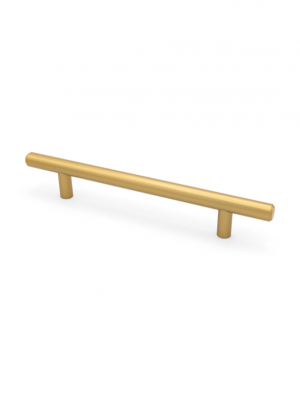 Modern Bar Pull - 128 mm - Satin Gold