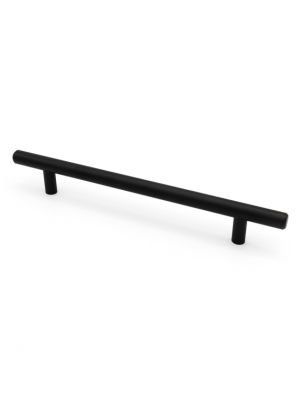 Modern Bar Pull - 160 mm - Matte Black