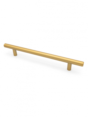 Modern Bar Pull - 160 mm - Satin Gold