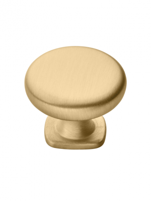 Claremont Transitional Knob - 34 mm - Brushed Brass