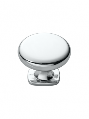 Claremont Transitional Knob - 34 mm - Polished Chrome