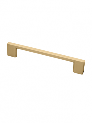 Denman Modern Pull - 128 mm - Brushed Brass